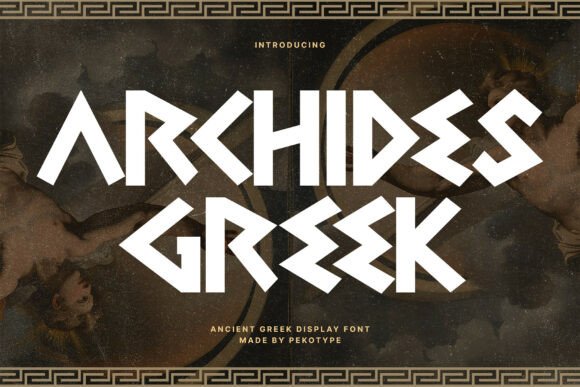 Archides: A Classical Display Font for Editorial Design