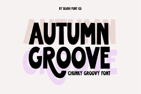 Autumn Groove Retro Display Font for Editorial Design and Branding