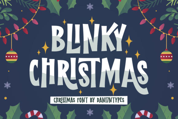 Blinky Christmas Font Review