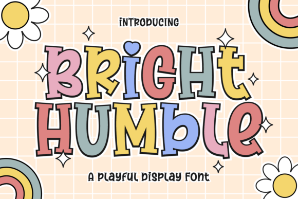 Bright Humble: The Playful Display Font for Handmade Labels