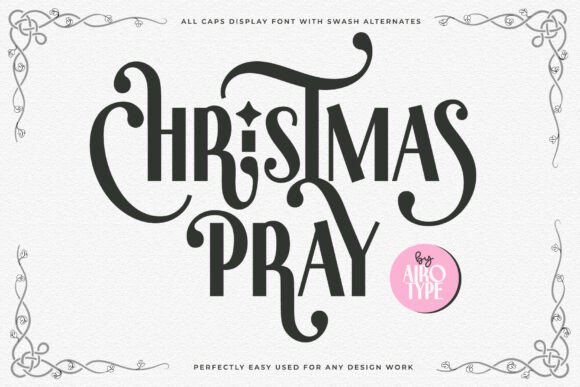 Christmas Pray Font for Bold Branding