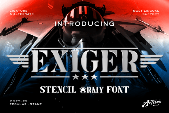Exiger Font Review: Tactical Authority for Small Business Branding