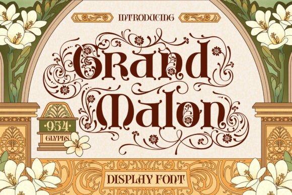 Grand Malon Gothic Display Font for Brand Storytelling