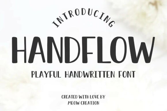 Handflow: A Versatile Display Font for Modern Branding