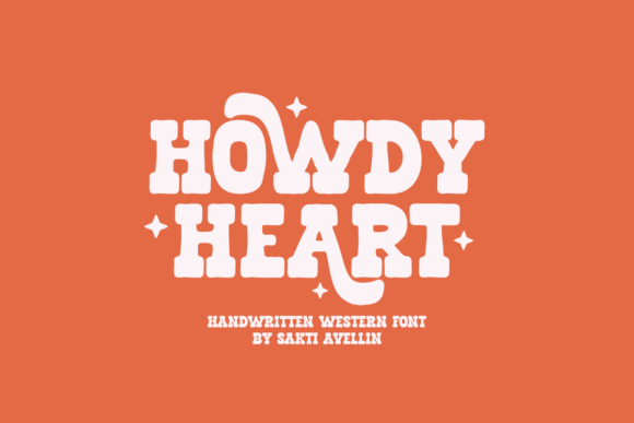 Howdy Heart Font for Warm Editorial Design Projects
