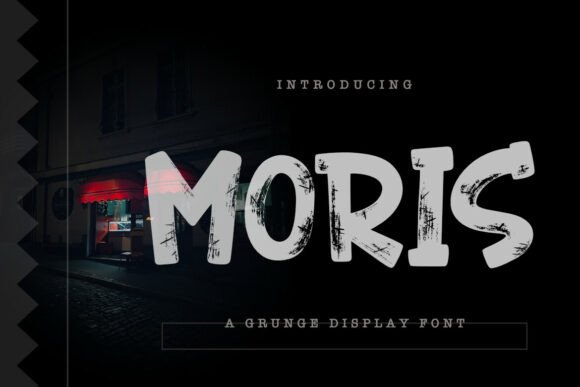 Moris Grunge Font for Bold Small Business Branding