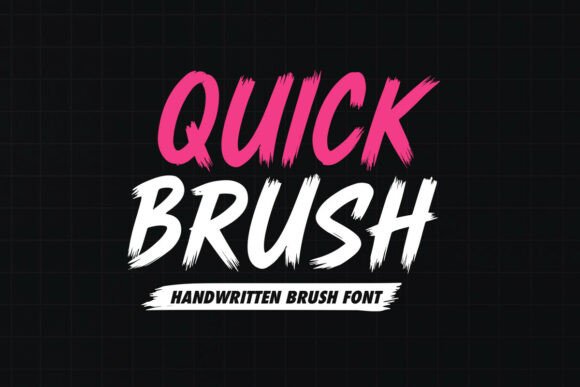 Quick Brush Font for Business Branding