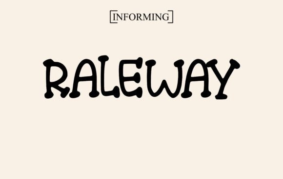 Raleway Font for Creative Campaigns