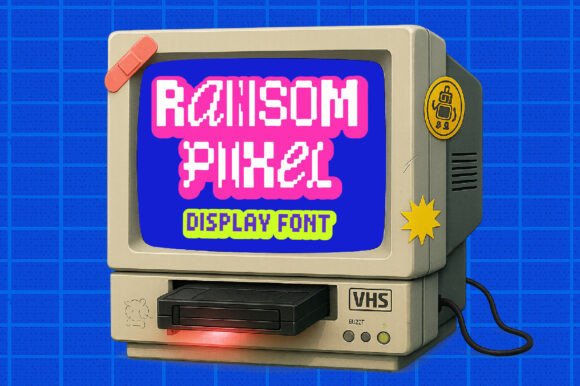 Ransom Pixel: A Display Typeface for Bold Editorial Design