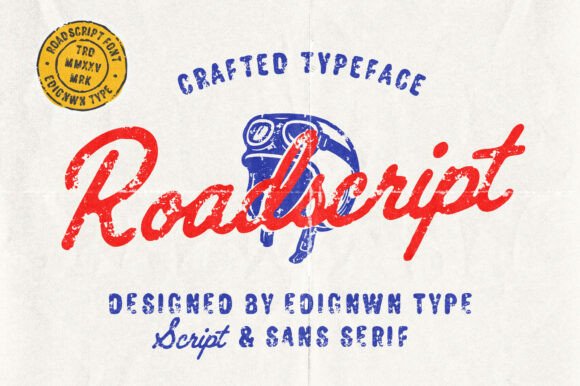 Roadscript: A Vintage Display Typeface for Editorial Storytelling
