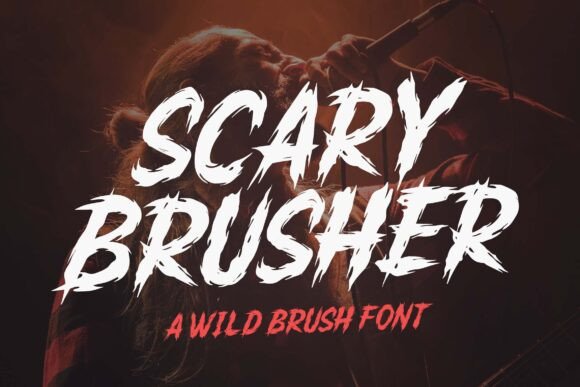 Scary Brusher Font for Bold Branding