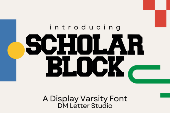 Scholar Block Font Review