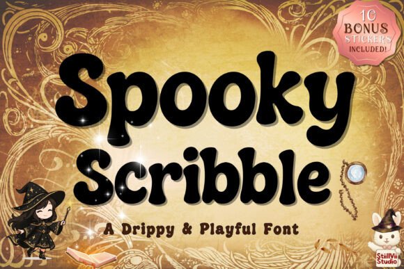 Spooky Scribble Font for Halloween Campaigns