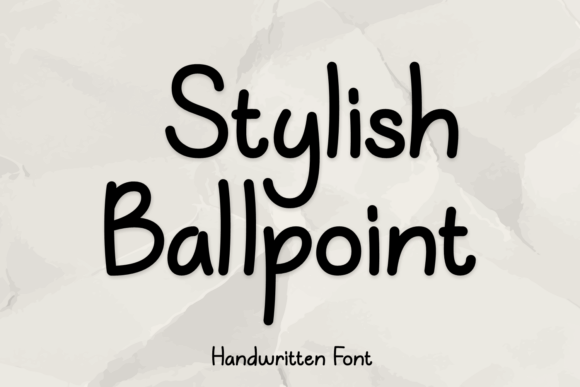 Stylish Ballpoint Font Review