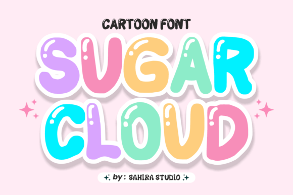 Sugar Cloud: A Chunky Display Font for Joyful Web Design