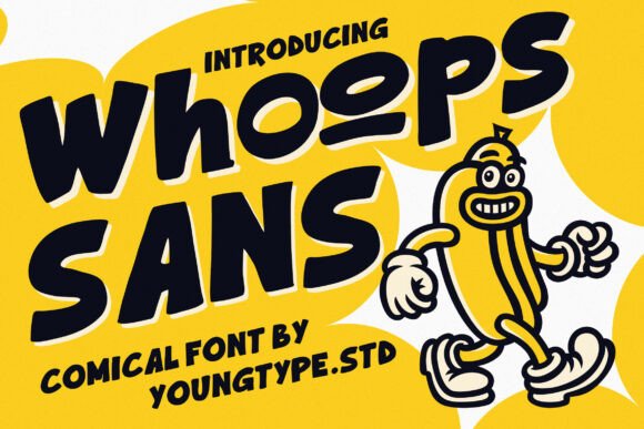 Whoops Sans: A Playful Display Font for Editorial Design